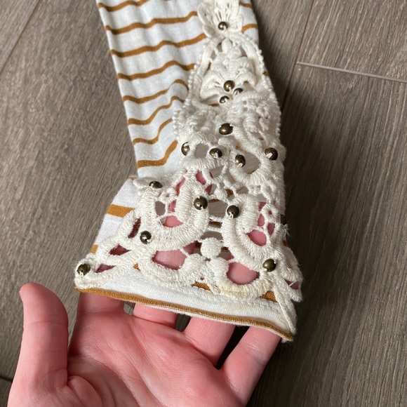 Free People Toosaloosa Thermal Shirt Ivory Medium - Picture 4 of 15